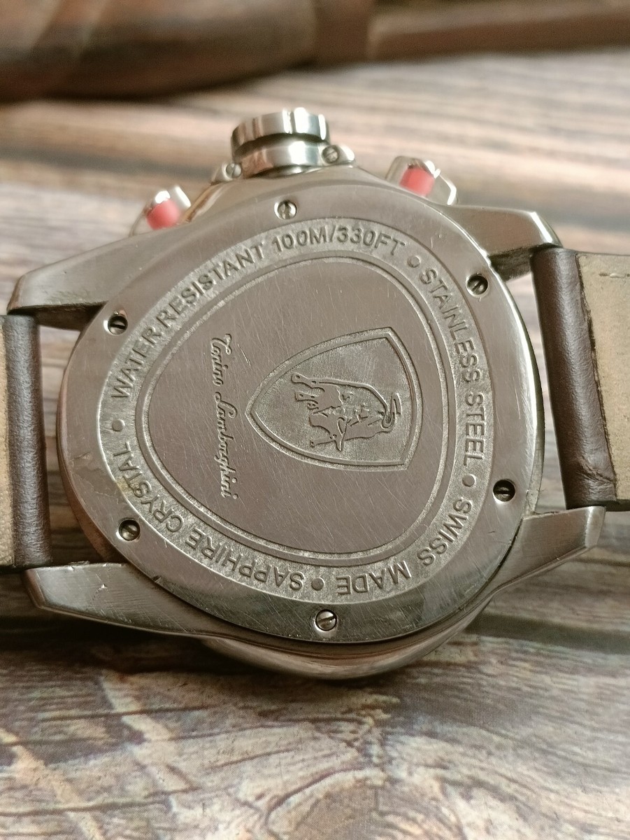AUTHENTIC TONINO LAMBORGHINI SWISS CHRONOGRAPH MEN'S MINT AUTHENTIC TONINO LAMBORGHINI SWISS CHRONOGRAPH MEN'S MINT
