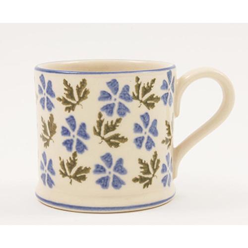 BRIXTON POTTERY NEW HANDMADE 250ml POTTERY MUG - Geranium - Picture 1 of 1