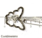 925 Sterling Silver .10ct black white diamond Double Butterfly pendant necklace  — photo 5