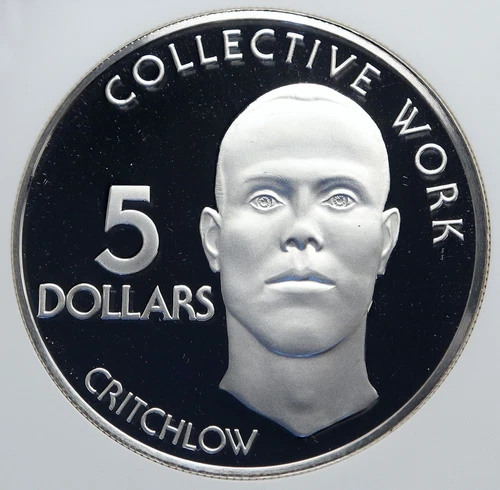 1976 GUYANA Hubert Nathaniel Critchlow LABOR OLD Proof Silver $5 NGC Coin i87121