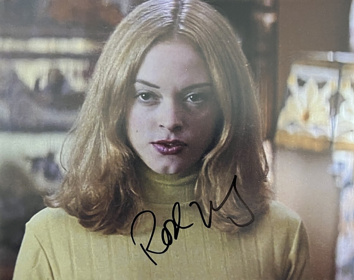 ROSE MCGOWAN SIGNED 8x10 PHOTO SCREAM MOVIE ACTRESS AUTOGRAPH