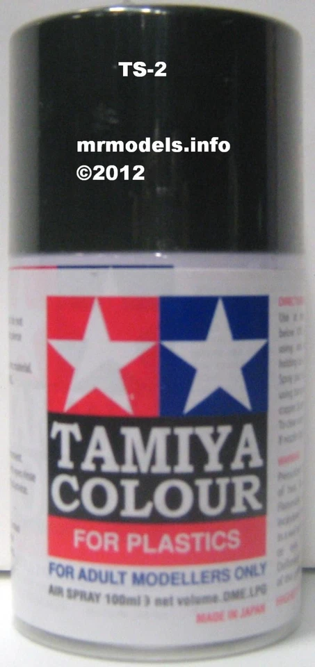 Tamiya TS Sprays Suitable for Acrylic and Enamel Paints Synthetic Lacquer 100ml