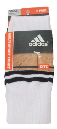 Adidas ~ ClimaLite 2-Pack Multi-Sport Socks Size Sm (Child 13-Youth 4) $12 NWT - Picture 7 of 7