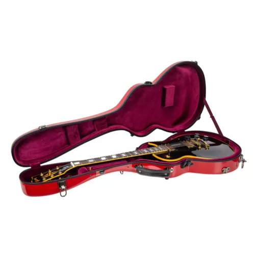 Crossrock Les Paul Guitar Case with Backpack Hardshell Fiberglass 