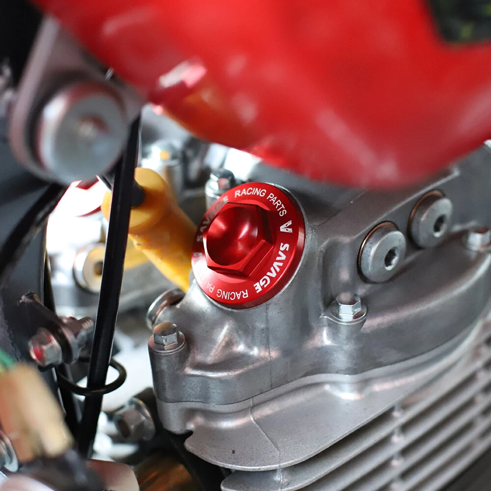 Cubierta de válvula de tapa de ajuste de tapón CNC para Honda Sportrax 400 Foreman 400 500 Foto 2 de 4