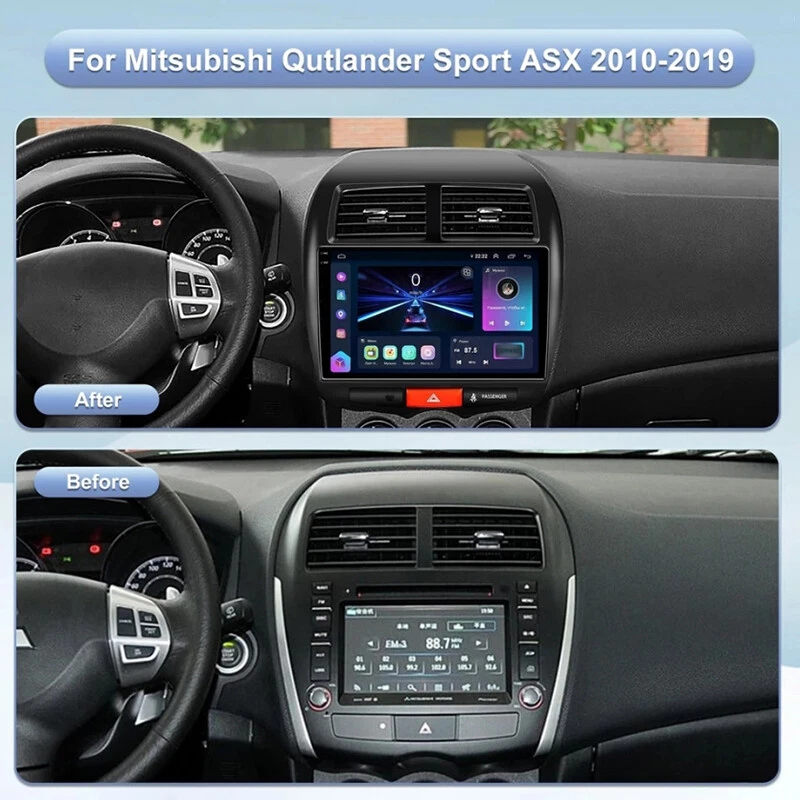 10" 4+64GB For Mitsubishi ASX 2010-2016 Car Stereo Radio Carplay Android Auto BT - Image 3 of 4