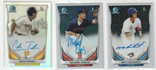 2014 BOWMAN CHROME AUTO UPICK WONG ARBET URENA GARCIA TUCKER  PENTECOST THURMAN