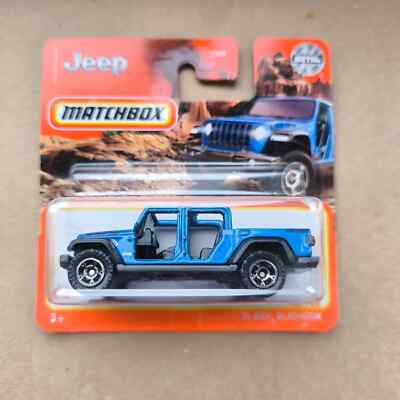 MATCHBOX Short Card MBX 20 JEEP GLADIATOR BLUE 36/100 | eBay