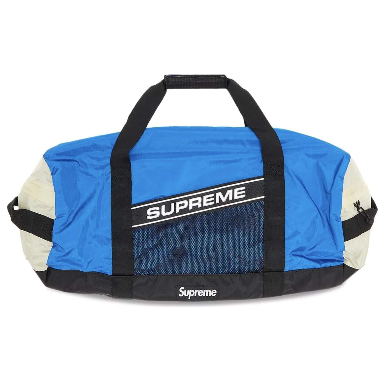 Sac de voyage Supreme FW23 logo 3D bleu multi