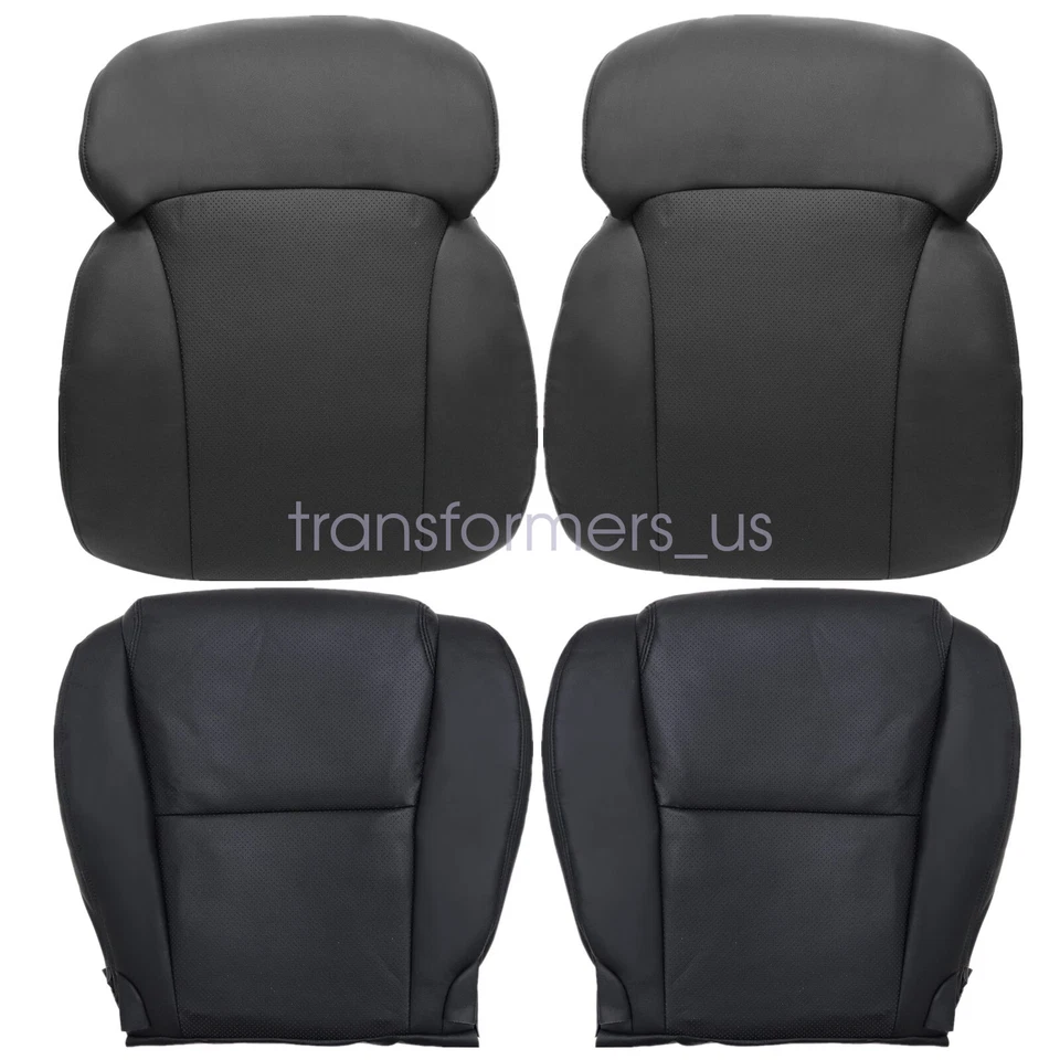 Cubierta de asiento para Lexus GS460 2006-2011 parte inferior y superior del lado del conductor y del pasajero negra Foto 4 de 4