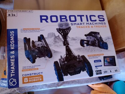 Robotics Smart Machines Tracks & Treads Stem Experiment Kit Thames Kosmos 197pc.