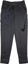 Nike Boys Grey/Black Therma Basketball Jogger Pants CJ6882-056 Size Medium NWT