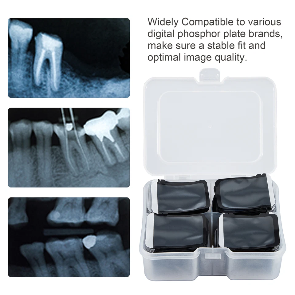 10000 piezas Sobres de barrera para sensor digital de placa de fósforo de rayos X dental tamaño 2 Foto 3 de 4