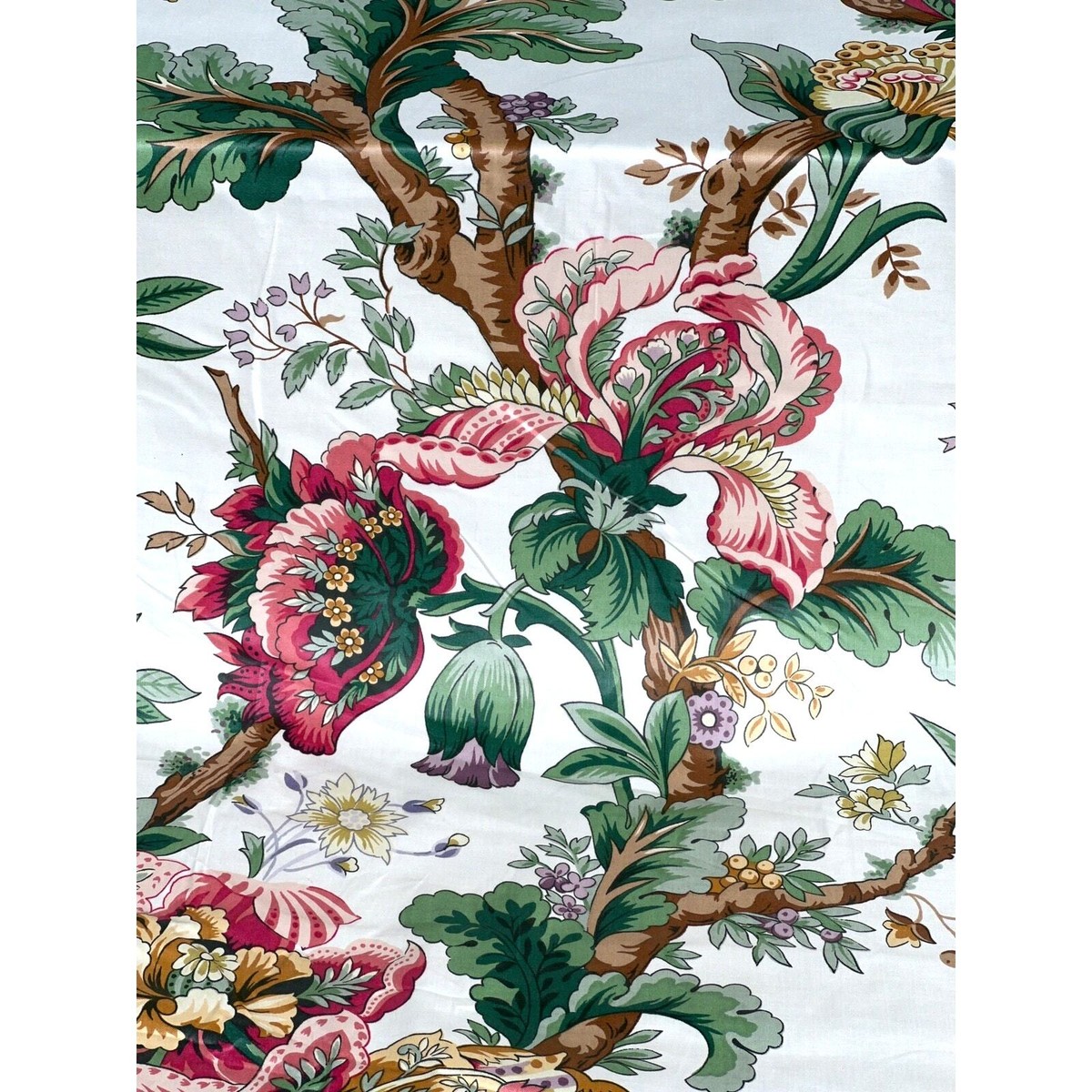Vintage Jonelle Fabric Floral Chapelle Pattern Chintz