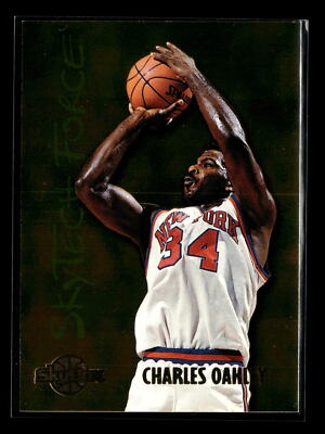 1994-95 SkyBox Premium #SF18 Charles Oakley SkyTech Force New York Knicks