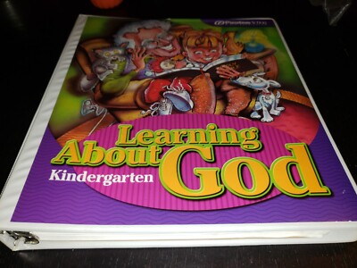 Learning about God Teacher's Manual by Cherie Noel 1993, Ringbound Kindergarten
