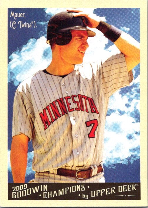 2009 Upper Deck Goodwin Champions #76 Joe Mauer UD