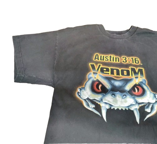 Vintage WWF Wrestling T-Shirt Stone Cold Steve Austin 3:16 Venom XL Rattlesnake  - Picture 4 of 8