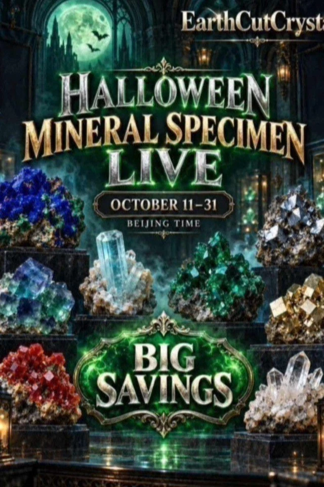 High End Specimen Live Auction🔥Rare UV Mineral 💚 Free shipping✈️