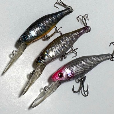 Megabass LIVE-X Margay Lure 3pcs - Hard Bait for Fishing, Used, Damaged
