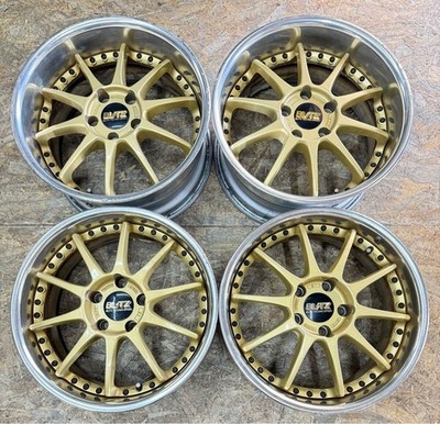 JDM BLITZ Techno Speed Z1 4Wheels no tires 17x8+35 9+38 5x114.3