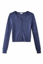 100 Cashmere Navy Cardigan Size Small From Minnie Rose