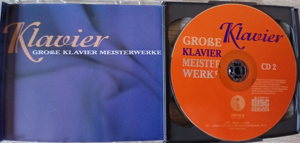Klavier - Große Klavier Meisterwerke - 2 CD-Set / Impuls 1999, IMP 99405/99406 - Bild 3 von 4