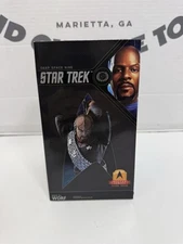 Star Trek Deep Space Nine Worf Figure QMx Master Series Latinum Edition