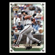 Eddie Perez #125 1998 Pacific Invincible Gems of the Diamond Atlanta Braves Card
