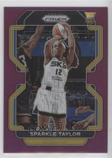 2022 Panini Prizm WNBA Purple Prizm 45/99 Sparkle Taylor #43 Rookie RC 0c6