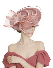 Kidukso Women Fascinators for Tea Party Hat 1920s Flower Headwear for Derby H...