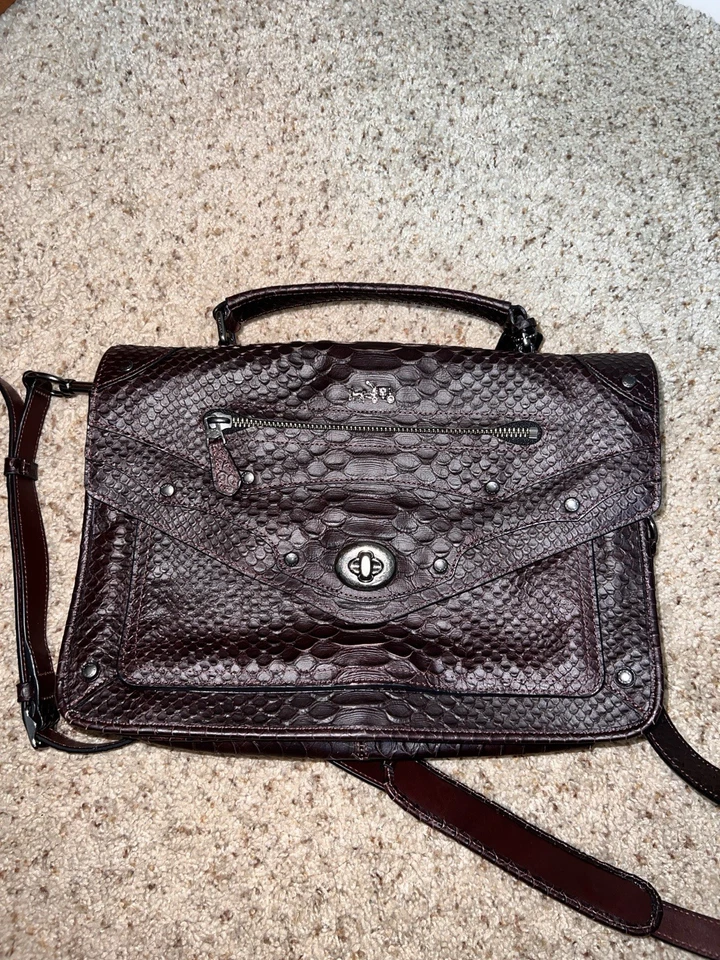 Bandolera Coach Rhyder en piel en relieve Estilo No. CL575 Foto 3 de 4