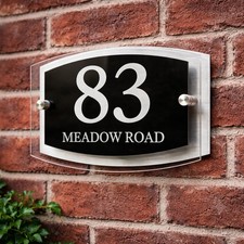 House Number Plaques Personalised Door Numbers Door Signs Custom Number Plate