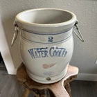 Antique Red Wing 2 gallon Water Cooler Stoneware Crock Minnesota Jug Pottery