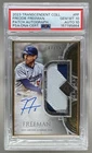 Freddie Freeman 2023 Topps Transcendent #TCPA-FF GU Patch Auto 7/15 PSA 10/10