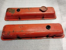Vintage Small Block Chevy Sbc Valve Covers Steel