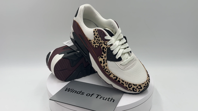 Nike WMNS Air Max 90 Leopard Burgundy IF1619-102 Women