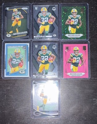 Panini Prizm Mosaic Optic Rookie Lot Matthew Golden Packers 7 