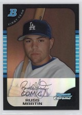 2005 Bowman Chrome First Year Refractor Russell Martin Russ Martin #224 0ji1