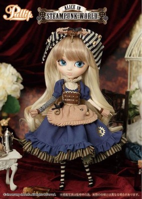 Pullip Alice in Steampunk World Doll No Box Includes Headpiece and Stand