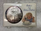 2002 American Silver Eagle Coin - 1oz .999 Fine Silver, Toned, in Capsule
