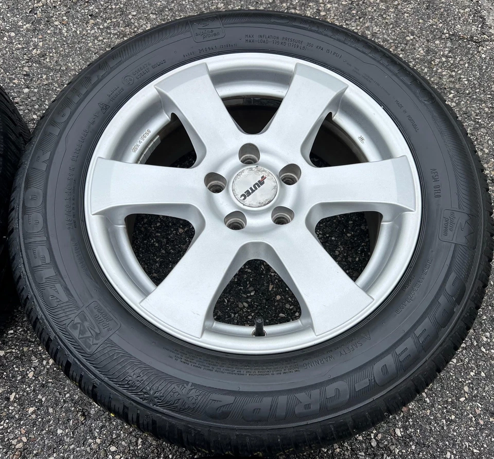 4 ALU 16" WINTERRÄDER PEUGEOT 508 607 215/60R16 99H SEMPERIT FREIHAUS - Bild 3 von 4