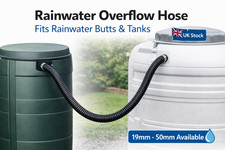 Hose Flexible Drain Pipe || Motorhome Caravan Waste 19-50mm Water Butt Overflow