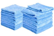Kyapoo Baby Washcloths 12 Pack 12x12 Inches 12 Count Pack of 1 , Blue