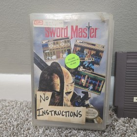 Sword Master NES In Rental Case - Super Rare (Nintendo Entertainment System)