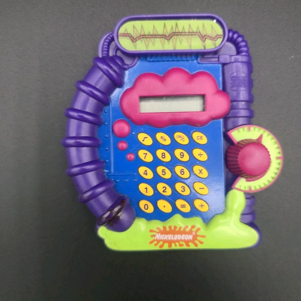 Calculadoras Nickelodeon para Burger King 1999 vintage TC-01-03 no funcionan x2 Foto 2 de 4