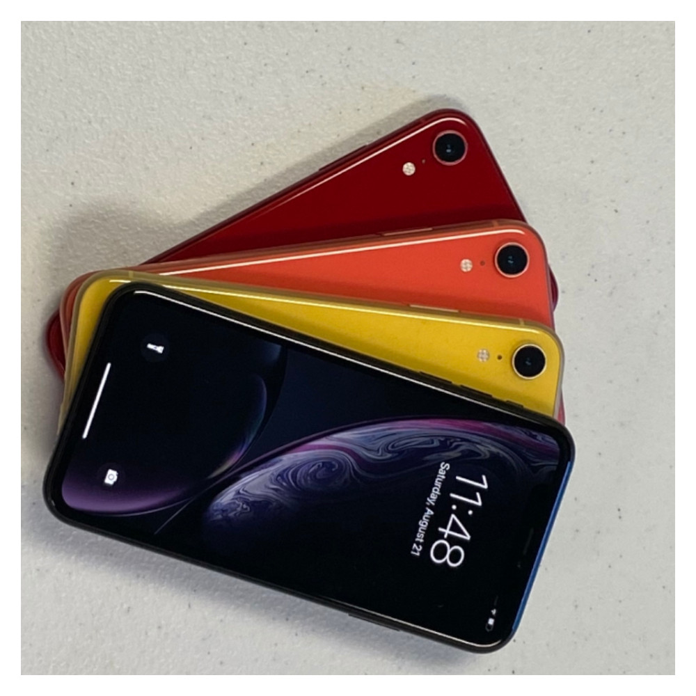 Apple iPhone XR 64 GB - Como Nuevo, Desbloqueado para T-Mobile y Verizon - Negro, Rojo, Cora