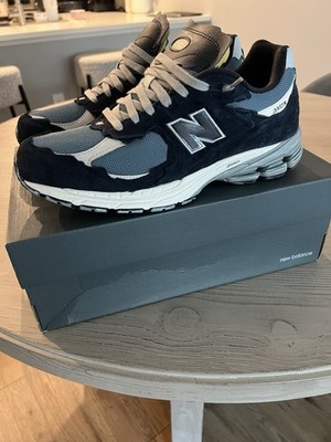 New Balance 2002R Protection Pack Dark Navy M2002RDF Suede Athletic Sneakers