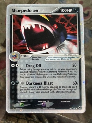 Sharpedo ex 104/107 Deoxys Holo