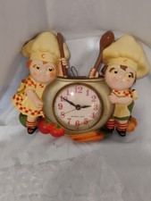 Vintage Campbell Soup Kids 3D Kitchen Wall Clock 1990 Made In USA Tested Works!